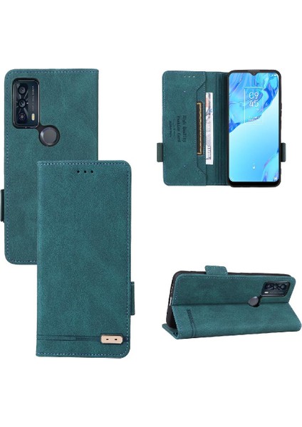 Tcl 20B Tam Koruma Koruyucu Kapak Deri Için Kılıf Folio Flip Case (Yurt Dışından)