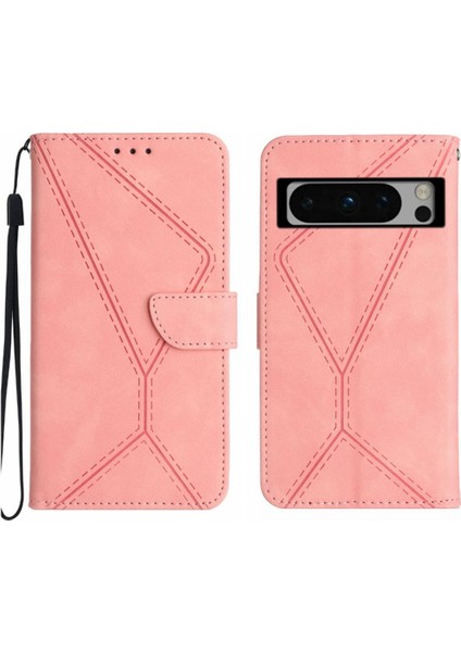 Google Piksel 8 Pro Telefon Kılıfı Için Kılıf Yüksek Kalite Tpu Deri Cüzdan Pu (Yurt Dışından)