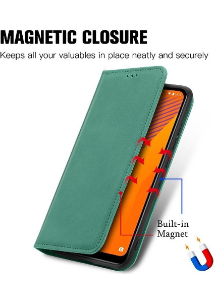 Wiko Lanyard Kordon Deri Kılıf Cüzdan Için Kılıf Basit Iş Fermuar (Yurt Dışından)