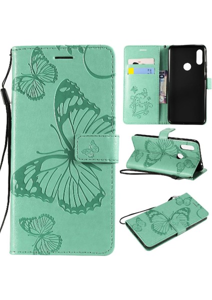 Xiaomi Redmi 7 Için Flip Case Manyetik Kapak Pu Deri Kart Yuvası ile Çevirin (Yurt Dışından)