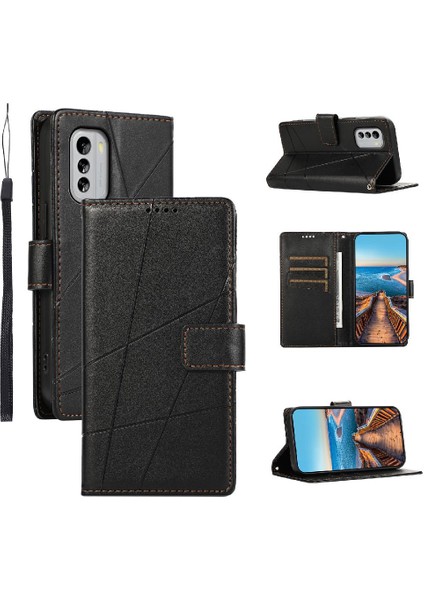 Nokia G60 Için Flip Case Üç Kart Yuvaları Şok Emici Darbeye (Yurt Dışından)