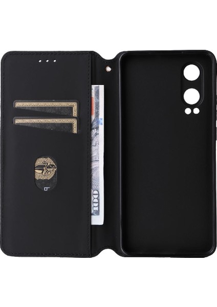 Oneplus Nord Ce4 Lite 5g Manyetik Kapatma Pu Deri Cüzdan 3D (Yurt Dışından)