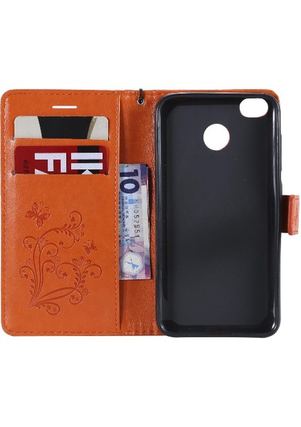 Kart Yuvası ile Xiaomi Redmi 4x Pu Deri Manyetik Kapak Için Flip Case (Yurt Dışından)