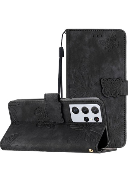 Samsung Galaxy S21 Ultra Manyetik Kapatma Kart Yuvaları Tutucu Için Flip Case (Yurt Dışından) indirimleri