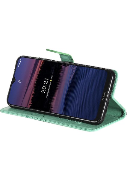 Nokia G20 Için Flip CASE/G10 Manyetik Kapak Darbeye Kapak Kart Yuvası ile (Yurt Dışından)