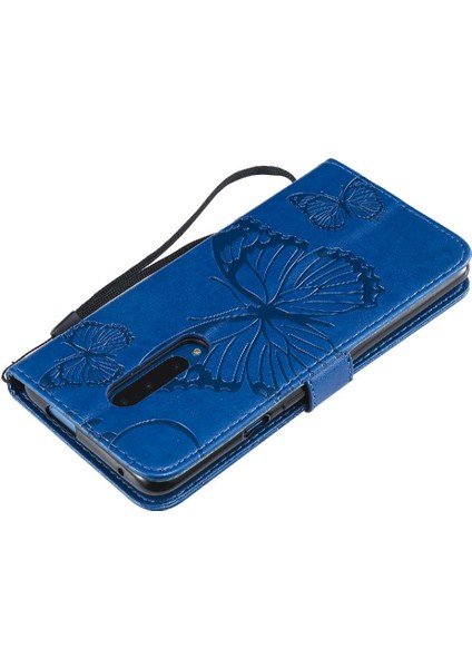 Kart Yuvası Standı ile Oneplus 7 Pro Için Flip Case Pu Deri Flip Kickstand (Yurt Dışından)