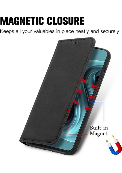 Huawei Nova 12I Için Flip Case Deri Kılıf Kapak Darbeye Cüzdan (Yurt Dışından)