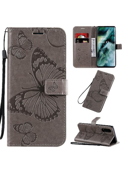 Oppo Bulmak Için Flip Case X2 Pu Deri Manyetik Kapak ile Kickstand Çevirin (Yurt Dışından)