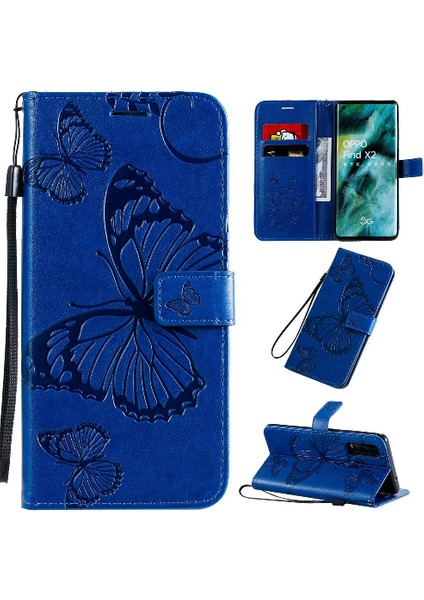 Oppo Bulmak Için Flip Case X2 Pu Deri Manyetik Kapak ile Kickstand Çevirin (Yurt Dışından)