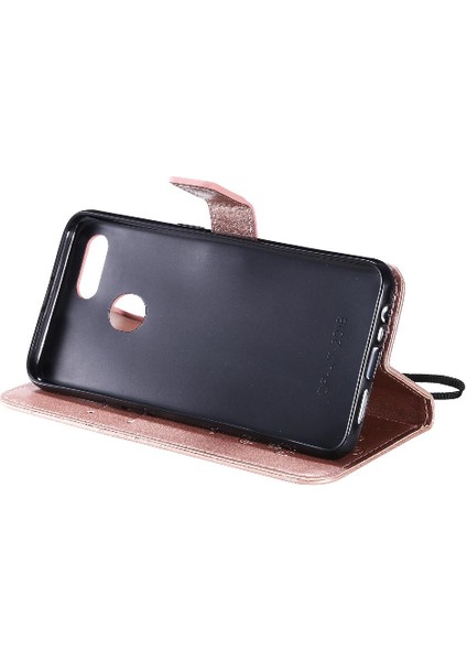 Oppo A7 Için Flip CASE/A5S Flip Kickstand Kart Yuvası Standı ile Pu Deri (Yurt Dışından) modelleri