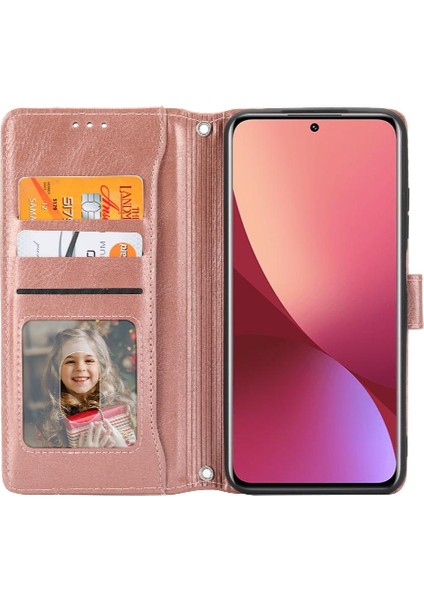 Xiaomi 12 S/12X/12 Kayış Pu Deri Manyetik Kapatma Kartı Için Flip Case (Yurt Dışından)