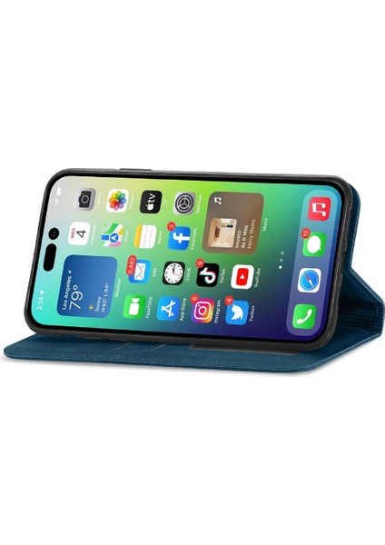 Iphone 14 Için Kılıf Artı Cüzdan Kapak Çevirin Basit Iş Darbeye Vaka (Yurt Dışından) fırsatları