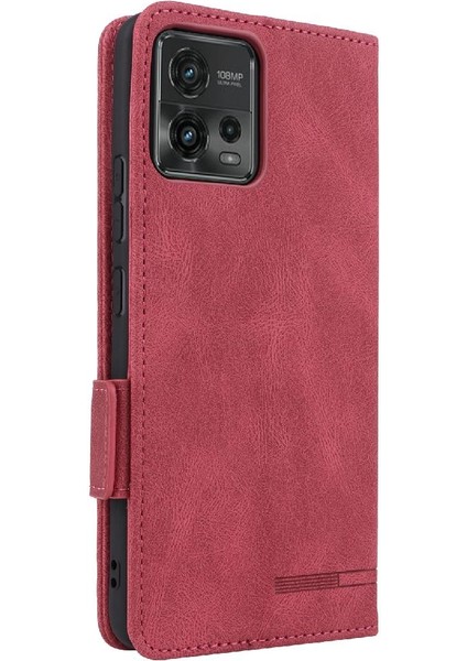 Motorola Moto G72 4g Deri Için Kılıf Folio Flip Case Tam Koruma (Yurt Dışından) modelleri