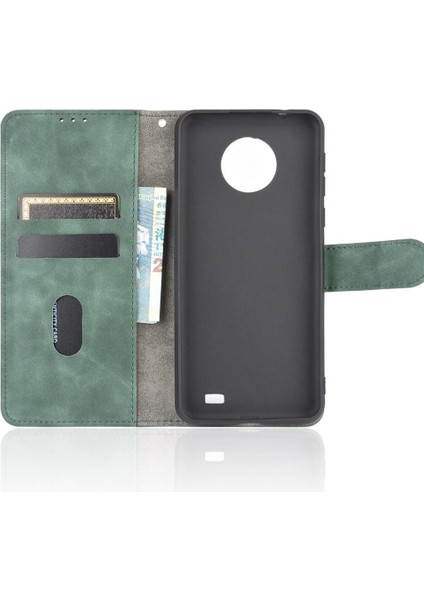 Kart ile Oukitel C19 Tam Koruma Deri Folio Flip Case Için Kılıf (Yurt Dışından) fırsatları