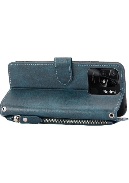 Xiaomi Redmi 10C Için Flip Case Pu Deri Kayış Kart Tutucu Kickstand (Yurt Dışından) indirimleri