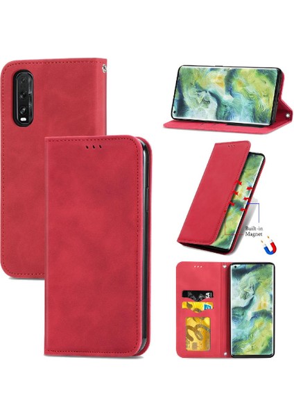 Oppo Bulmak Için Kılıf X2 Deri Kılıf Fermuar Cüzdan Basit Iş Kordon (Yurt Dışından)