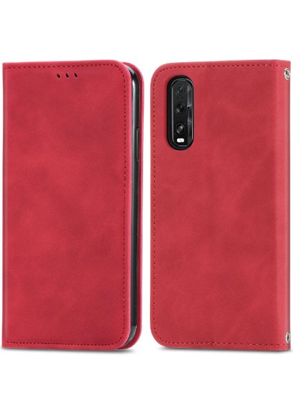 Oppo Bulmak Için Kılıf X2 Deri Kılıf Fermuar Cüzdan Basit Iş Kordon (Yurt Dışından)