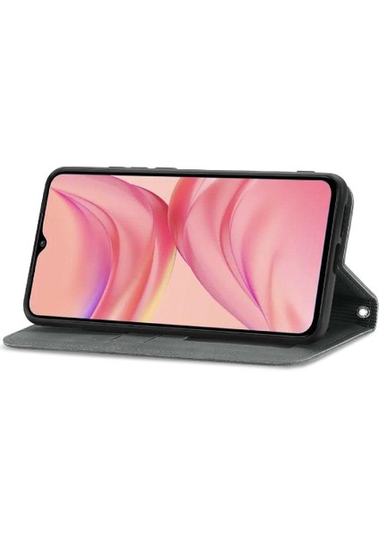 Infinix Sıcak 10 Lite Basit Iş Fermuar Deri Çanta Cüzdan Için Kılıf (Yurt Dışından)