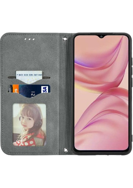 Infinix Sıcak 10 Lite Basit Iş Fermuar Deri Çanta Cüzdan Için Kılıf (Yurt Dışından)