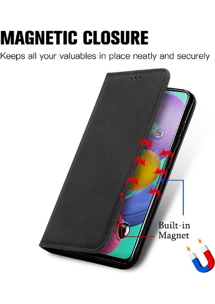 Samsung A51 4g Için Kılıf Cüzdan Kılıf Basit Iş Kapak Çevirin (Yurt Dışından) indirimleri