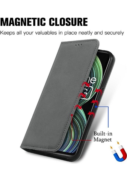 Realme 8 5g/8 Pro Basit Iş Kordon Cüzdan Fermuar Durumda (Yurt Dışından)