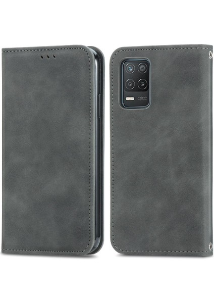 Realme 8 5g/8 Pro Basit Iş Kordon Cüzdan Fermuar Durumda (Yurt Dışından)