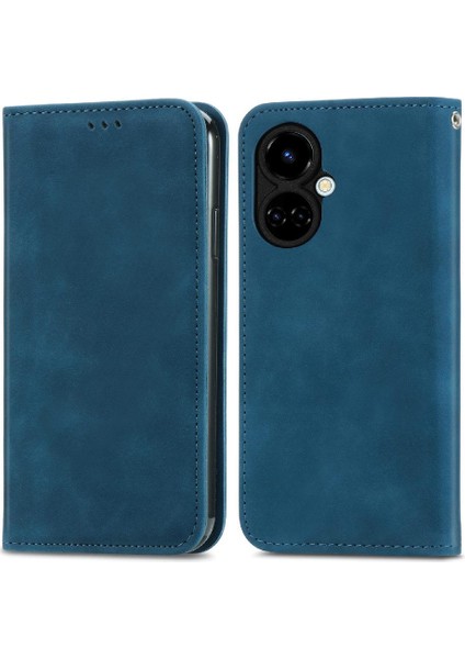 Tecno Camon 19 Deri Çanta Basit Iş Cüzdan Kordon Için Kılıf (Yurt Dışından) fırsatları