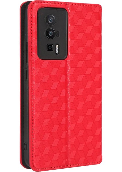 Xiaomi Redmi Için Kılıf K60 / K60 Pro Manyetik Kapatma 3D Desen Pu Deri (Yurt Dışından) modelleri