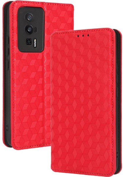 Xiaomi Redmi Için Kılıf K60 / K60 Pro Manyetik Kapatma 3D Desen Pu Deri (Yurt Dışından) indirimleri