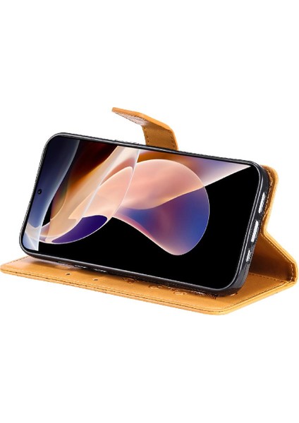 Xiaomi Redmi Not 11 Pro Artı Manyetik Kapak Flip Kickstand Için Flip Case (Yurt Dışından)