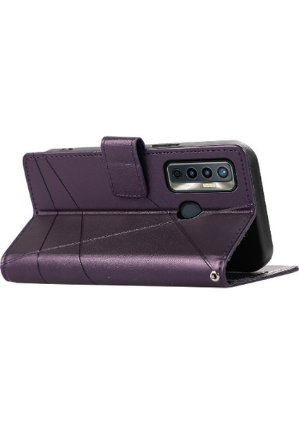 Tecno Camon 17 Darbeye Kickstand Üç Kart Yuvaları Şok Için Flip Case (Yurt Dışından)