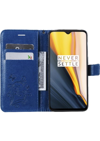 Oneplus 6t Için Flip Case Pu Deri Darbeye Kapak ile Kickstand Çevirin (Yurt Dışından)