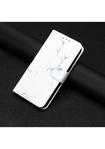 Xiaomi Redmi Not 11 Için Flip Case 5g Manyetik Mermer Desen Kart Yuvaları (Yurt Dışından)