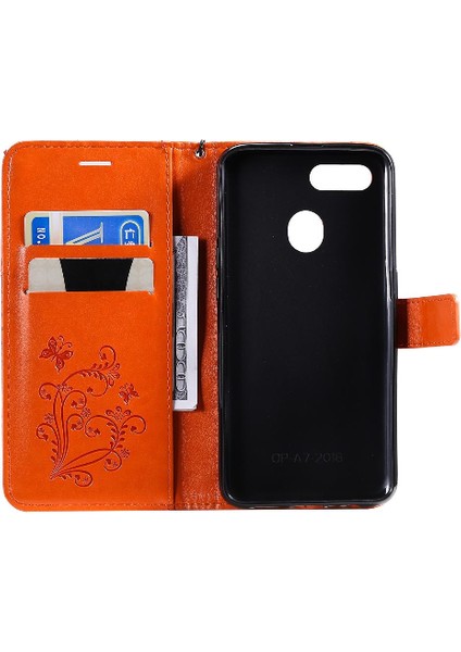 Oppo A7 Için Flip CASE/A5S Flip Kickstand Kart Yuvası Standı ile Pu Deri (Yurt Dışından) indirimleri
