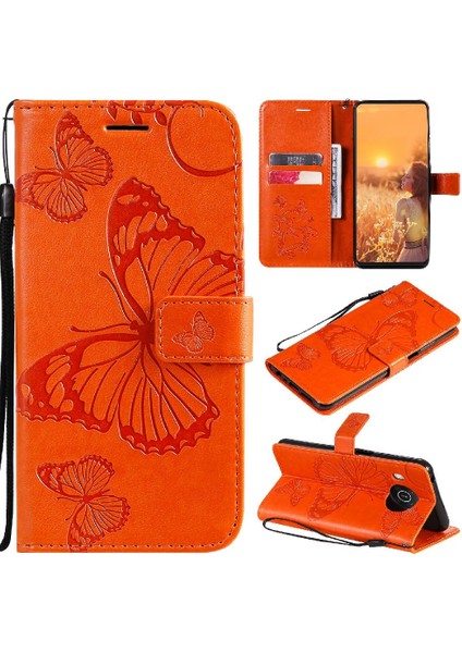 Nokia X10 Için Flip CASE/X20 Pu Deri Manyetik Kapak Kickstand Kapak Çevirin (Yurt Dışından)