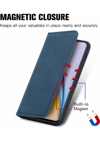Oneplus Nord 2 Için Kılıf Darbeye Basit Iş Cüzdan Kapak Kılıfı (Yurt Dışından) modelleri