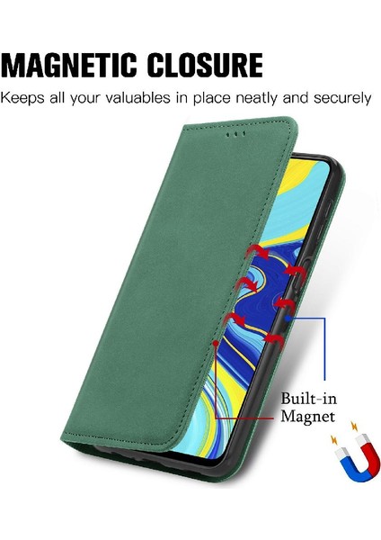 Redmi Not 9 Için Kılıf Pro Darbeye Basit Iş Cüzdan Kapak Çevirin (Yurt Dışından) fırsatları