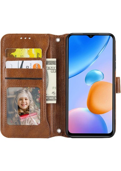 Xiaomi Redmi 11 Başbakan 4g Pu Deri Kart Tutucu Kickstand Için Flip Case (Yurt Dışından)