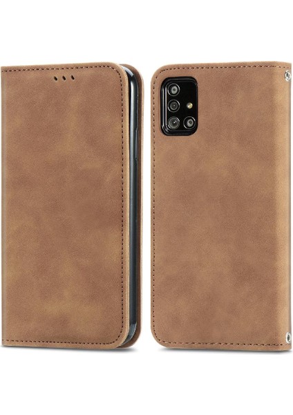 Samsung A51 4g Için Kılıf Cüzdan Kılıf Basit Iş Kapak Çevirin (Yurt Dışından) indirimleri