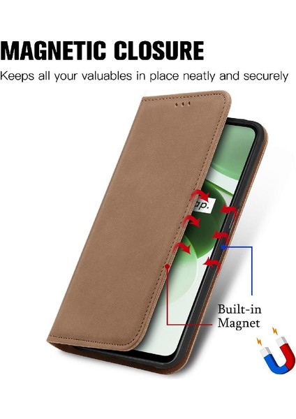 Realme C35 Fermuar Deri Kılıf Kordon Cüzdan Basit Iş Için Kılıf (Yurt Dışından) modelleri