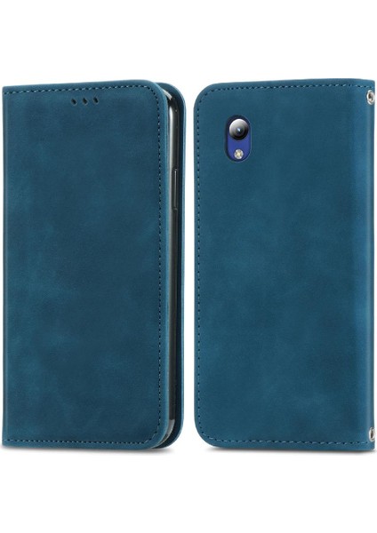 Zte Blade Zte Lite Cüzdan Fermuar Deri Kılıf Basit Iş Için Kılıf (Yurt Dışından)