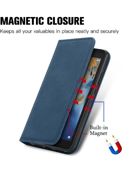 Zte Blade Zte Lite Cüzdan Fermuar Deri Kılıf Basit Iş Için Kılıf (Yurt Dışından)