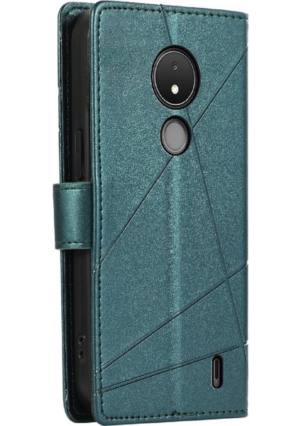 Nokia C21 Şok Emici Üç Kart Yuvaları Kickstand Için Flip Case (Yurt Dışından) indirimleri