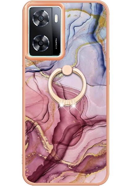 Oneplus Nord N300 5g Mermer Darbeye Tpu Silikon 360 &deg; Halka Için Kılıf (Yurt Dışından)