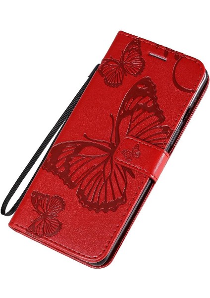 Kart Yuvası Standı ile Oneplus 8 Flip Kickstand Pu Deri Için Flip Case (Yurt Dışından)