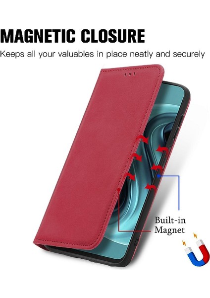 Huawei Nova 12I Için Flip Case Deri Kılıf Kapak Darbeye Cüzdan (Yurt Dışından)