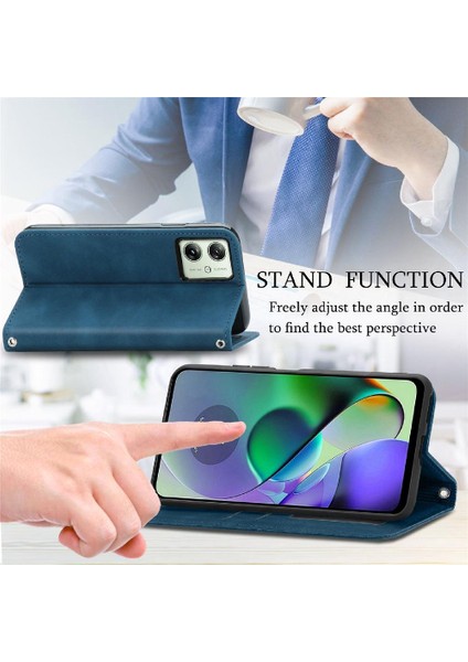 Motorola Moto G54 5g Cüzdan Deri Kılıf Basit Iş Için Flip Case (Yurt Dışından) fiyatları