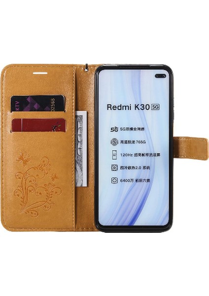 Xiaomi Redmi Redmi Manyetik Kapak Için Flip Case Kart Yuvası Standı ile Pu Flip (Yurt Dışından)