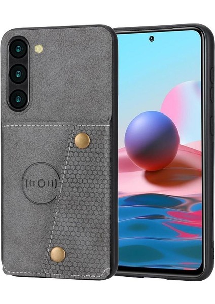Samsung Galaxy S23 Buit Için Cüzdan Kılıf Demir Cüzdan Kılıf Kickstand Kart (Yurt Dışından)