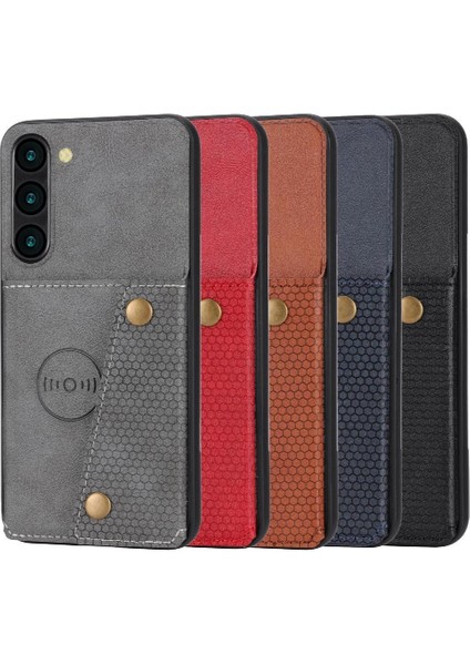 Samsung Galaxy S23 Buit Için Cüzdan Kılıf Demir Cüzdan Kılıf Kickstand Kart (Yurt Dışından) fırsatları